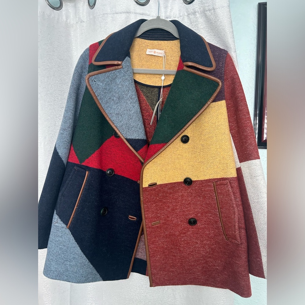 NWT Tory Burch Cheval Peacoat